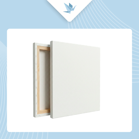 Grundierte Leinwand auf Holzkeilrahmen 40×40 cm, 280 g/m²