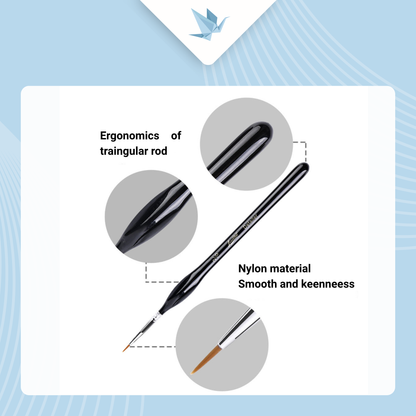 Professional nylon brush for fine details