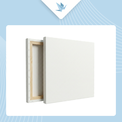 Grundierte Leinwand auf Holzkeilrahmen 20×20 cm, 280 g/m²