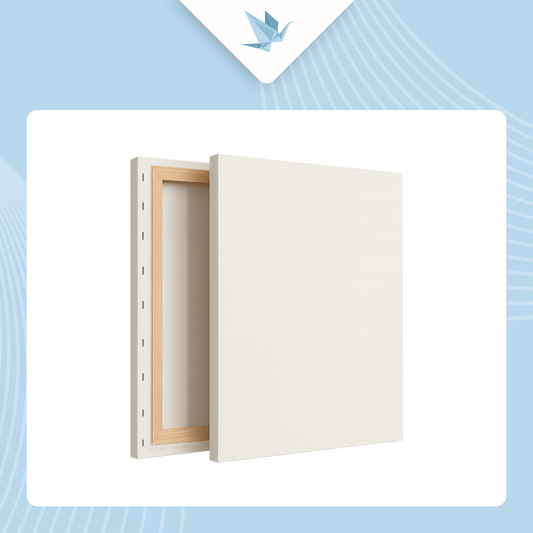 Grundierte Leinwand auf Holzkeilrahmen 30×40 cm, 280 g/m²