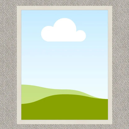 Dekoratívny bagetový rám 40×50 cm, biely