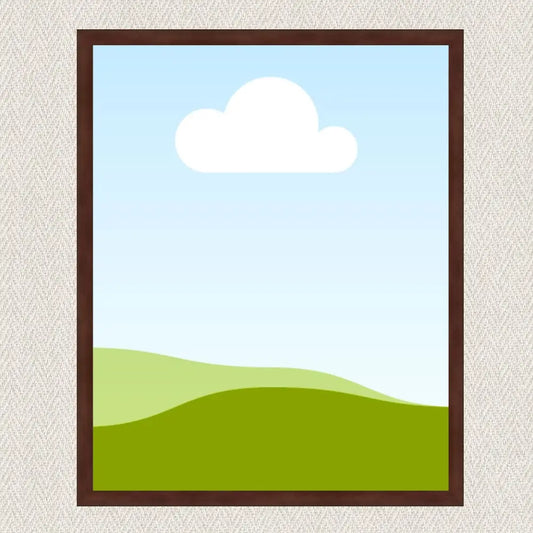 Bilderrahmen (Baguette) 40×50 cm – braun