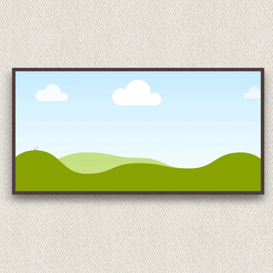 Bilderrahmen (Baguette) 40×80 cm – braun
