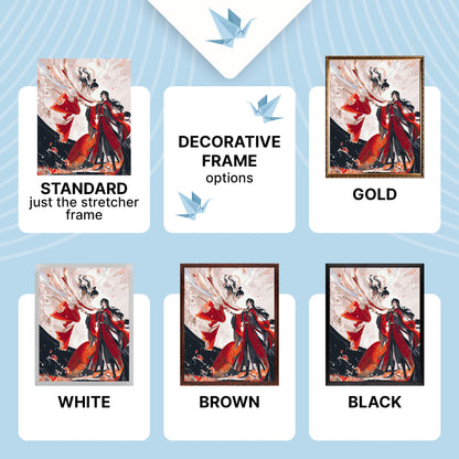 Malen nach Zahlen auf Keilrahmen 40×50 cm – Segen des Himmels – Anime – LW 12570