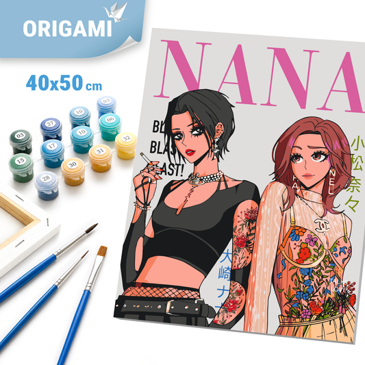 Maľovanie podľa čísel na ráme 40*50 cm - Nana - Anime - LW 30260