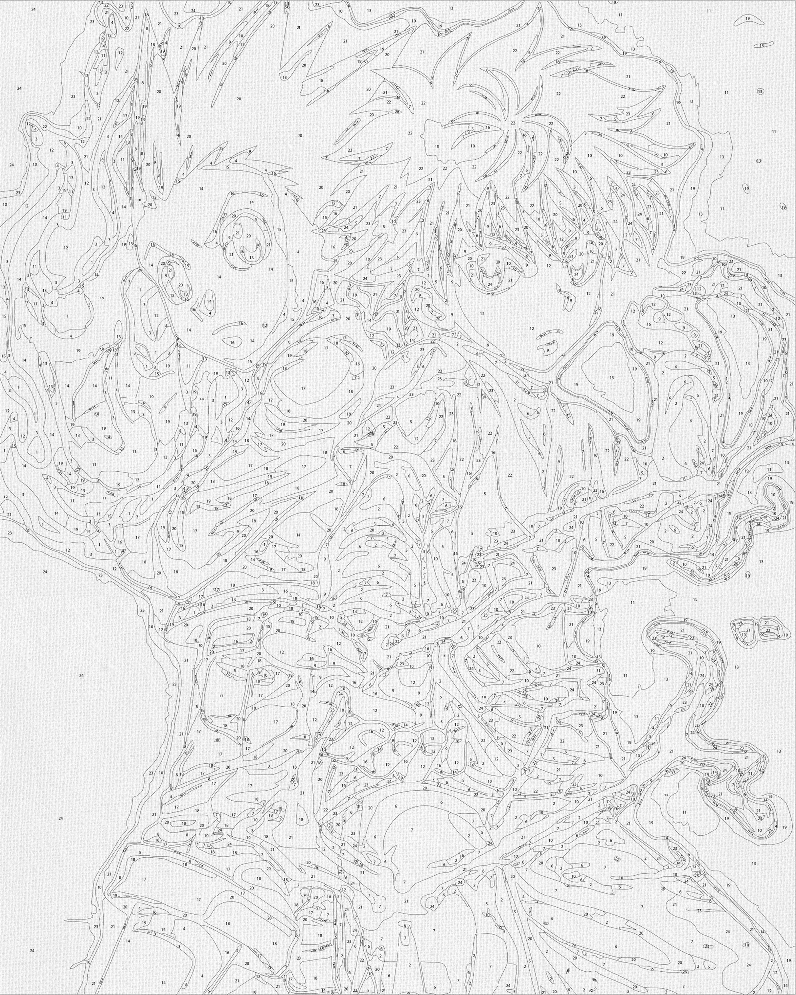 Maľovanie podľa čísel na ráme 40*50 cm - Hunter x Hunter - Anime - LW 31060