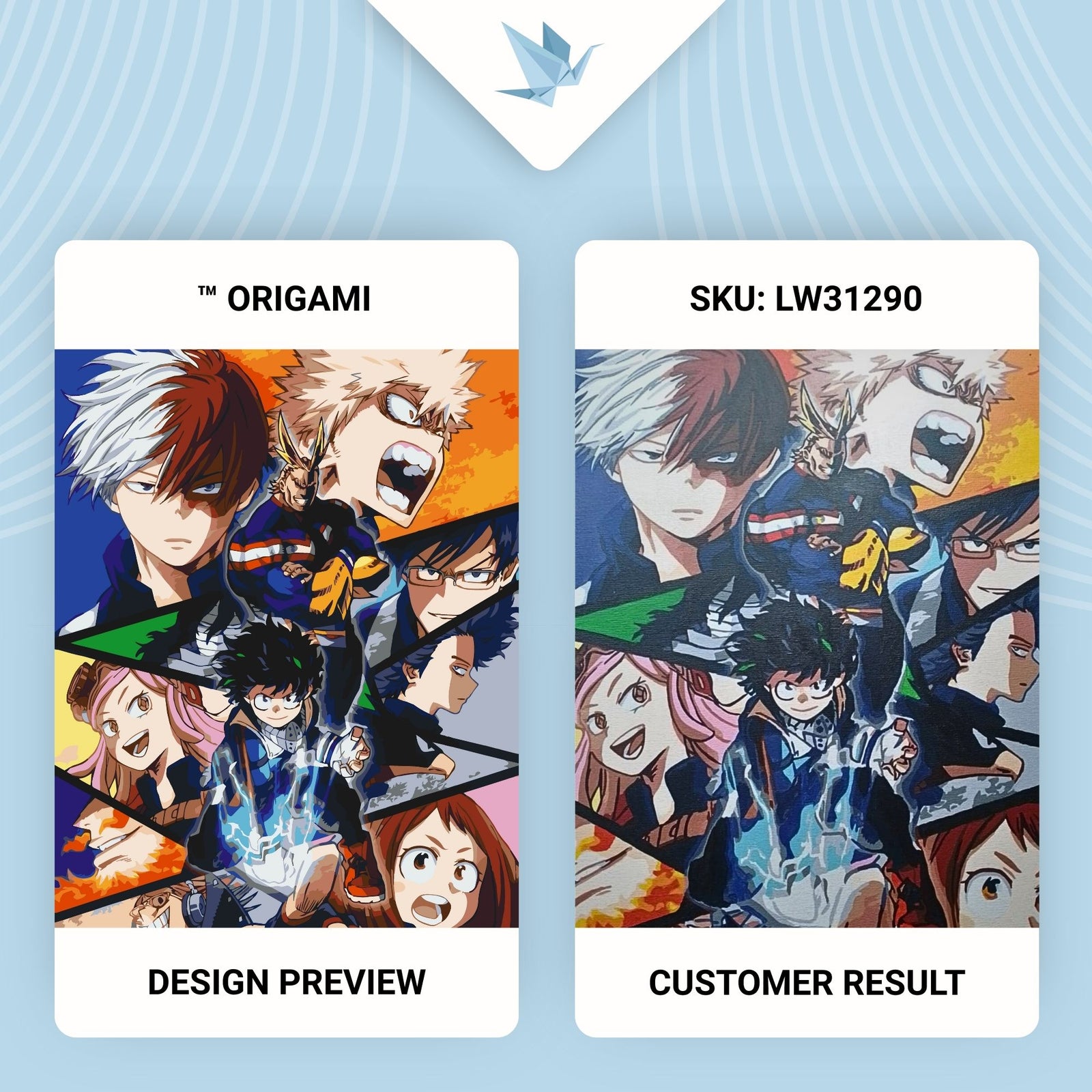 Maľovanie podľa čísel na ráme 40*50 cm - My Hero Academia - Anime - LW 31290