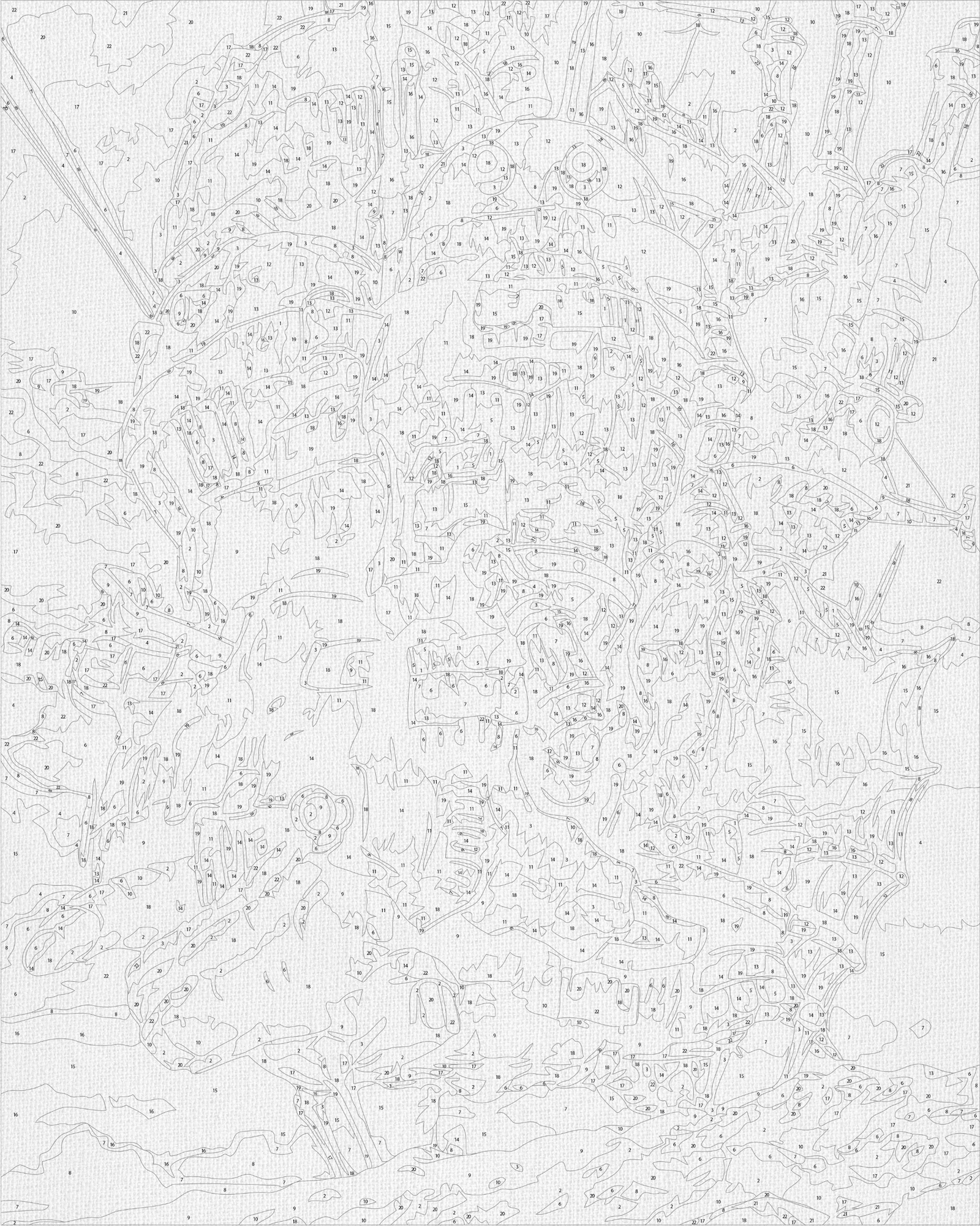 Maľovanie podľa čísel na ráme 40*50 cm - Howlov putujúci zámok - Anime - LW 3156