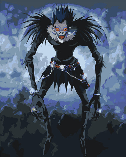 Maľovanie podľa čísel na ráme 40*50 cm - Death Note, Ryuk - Anime - LW 3209