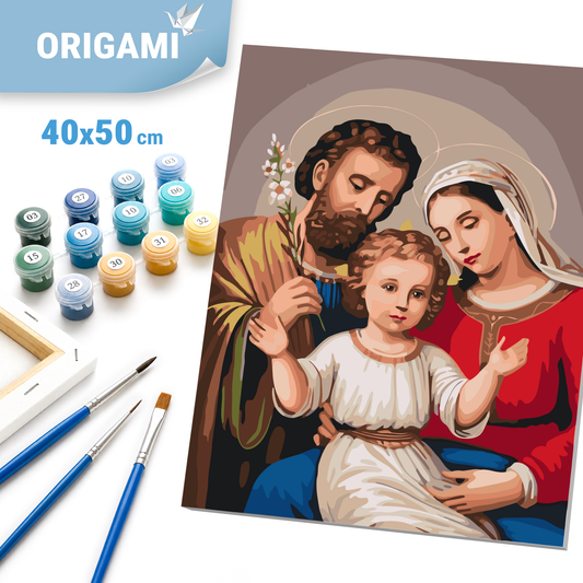 Malen nach Zahlen auf Keilrahmen 40×50 cm – Religion. Heilige Dreifaltigkeit LW 3243