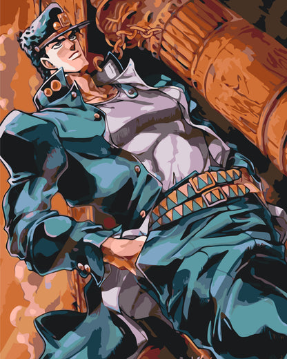 Maľovanie podľa čísel na ráme 40*50 cm - JoJo - Anime - LW 3282