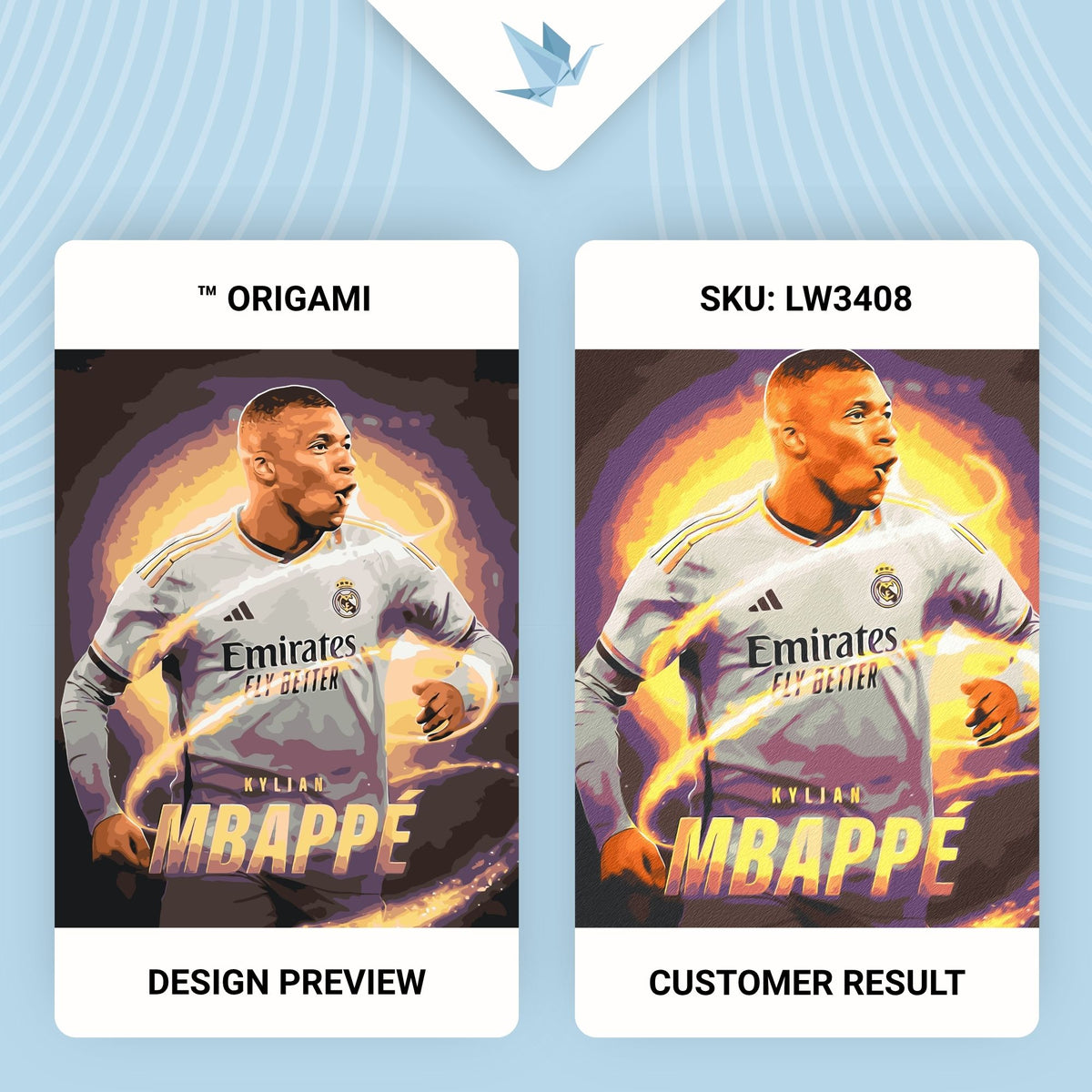 Maľovanie podľa čísel na ráme 40*50 cm - Futbalista Kylian Mbappé - Ľudia - LW 3408