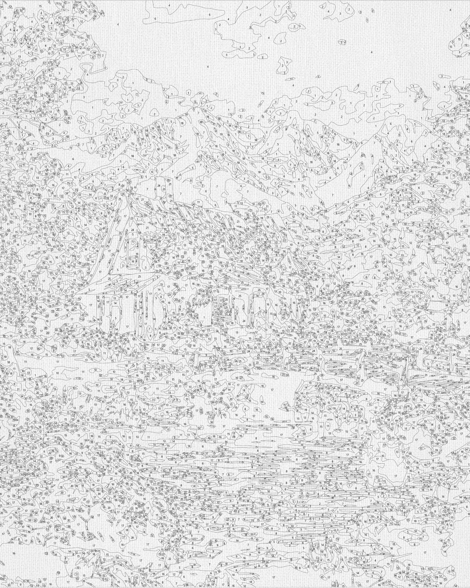 Malowanie po numerach 40x50 pejzaż – Alpejska harmonia LW 3492