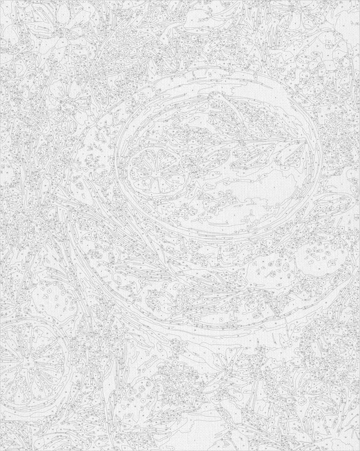 Maľovanie podľa čísel na ráme 40*50 cm - Kvetinový čaj - Zátišie - LW 3538