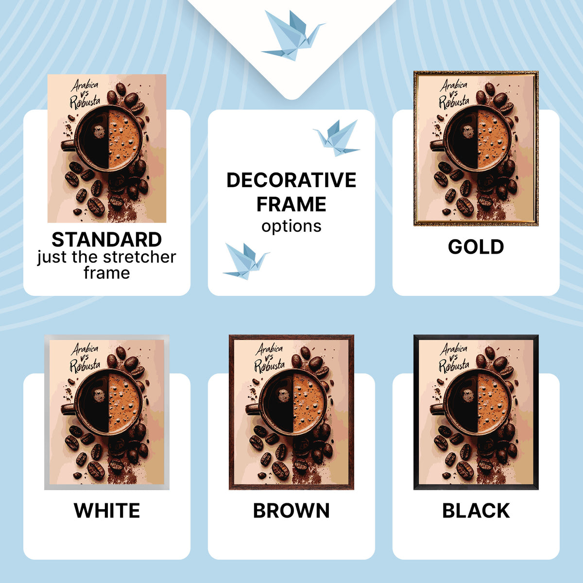 Malen nach Zahlen auf Keilrahmen 40×50 cm – Geschmack von Kaffee – Stillleben – LW 3547