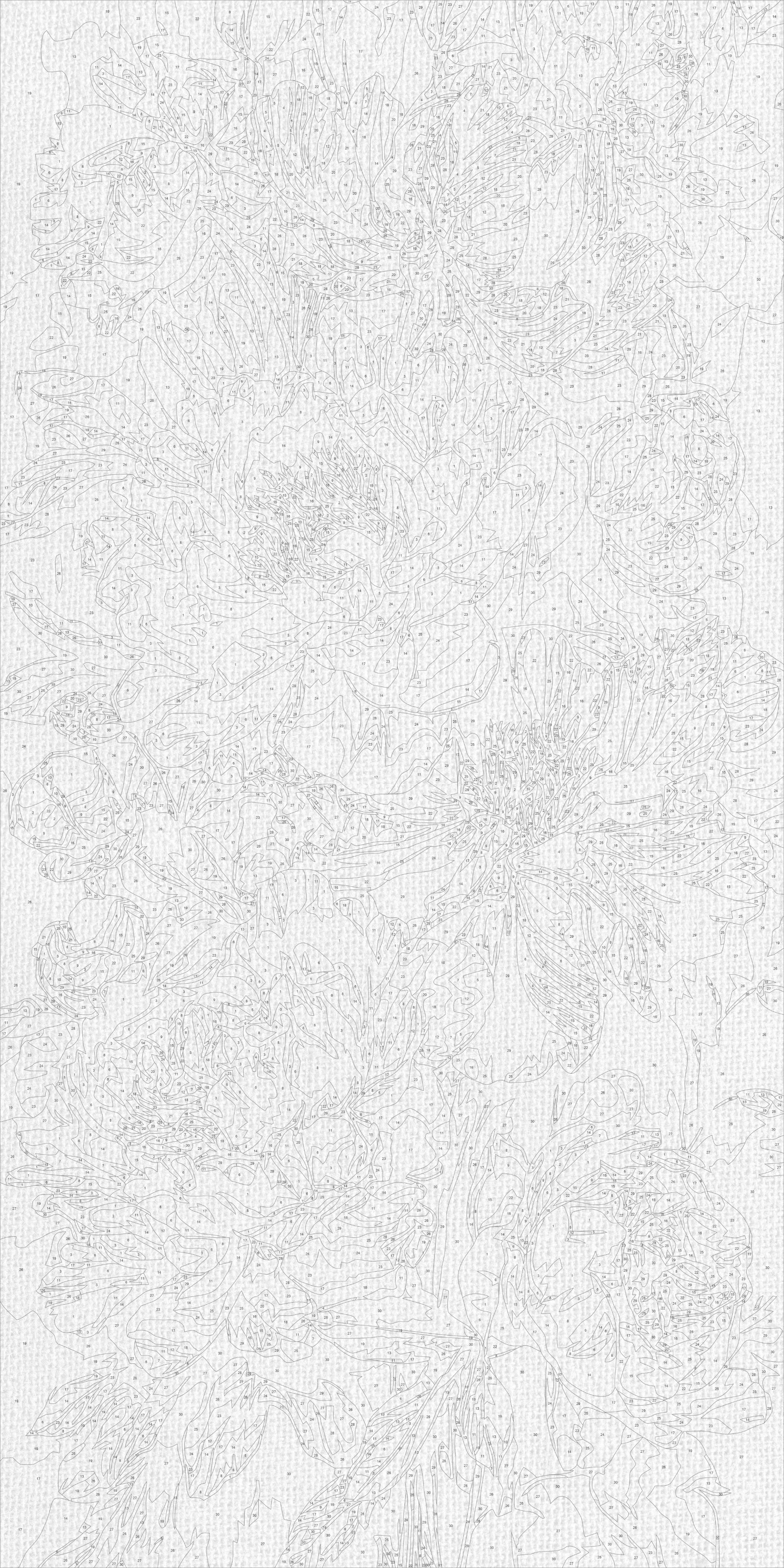 Malen nach Zahlen auf Keilrahmen 40×80 cm – Edler Pfingstrosenstrauß – Blumen – LW 5250
