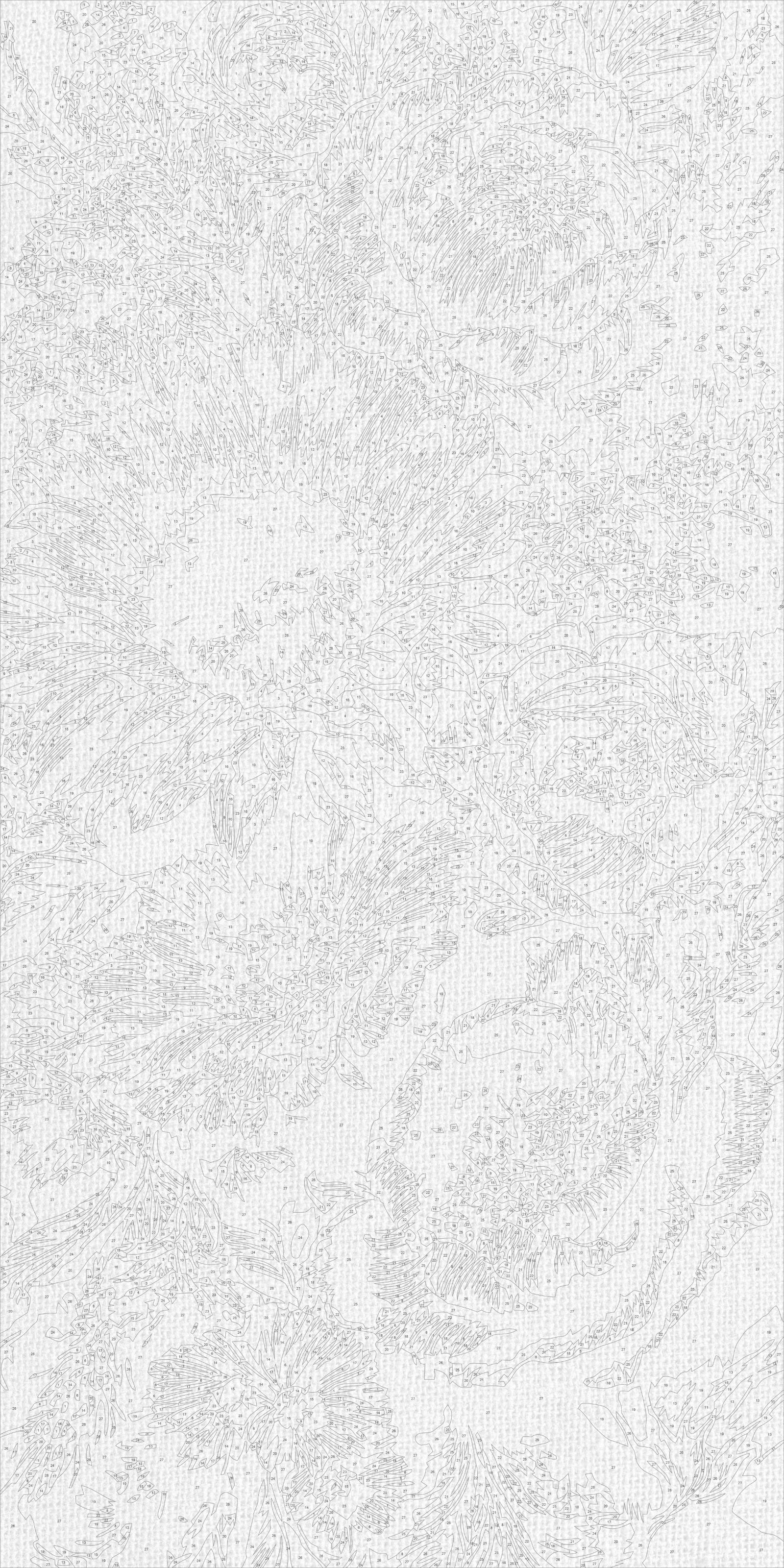 Malen nach Zahlen auf Keilrahmen 40×80 cm – Sonnenblume und Pfingstrosen – Blumen – LW 5254