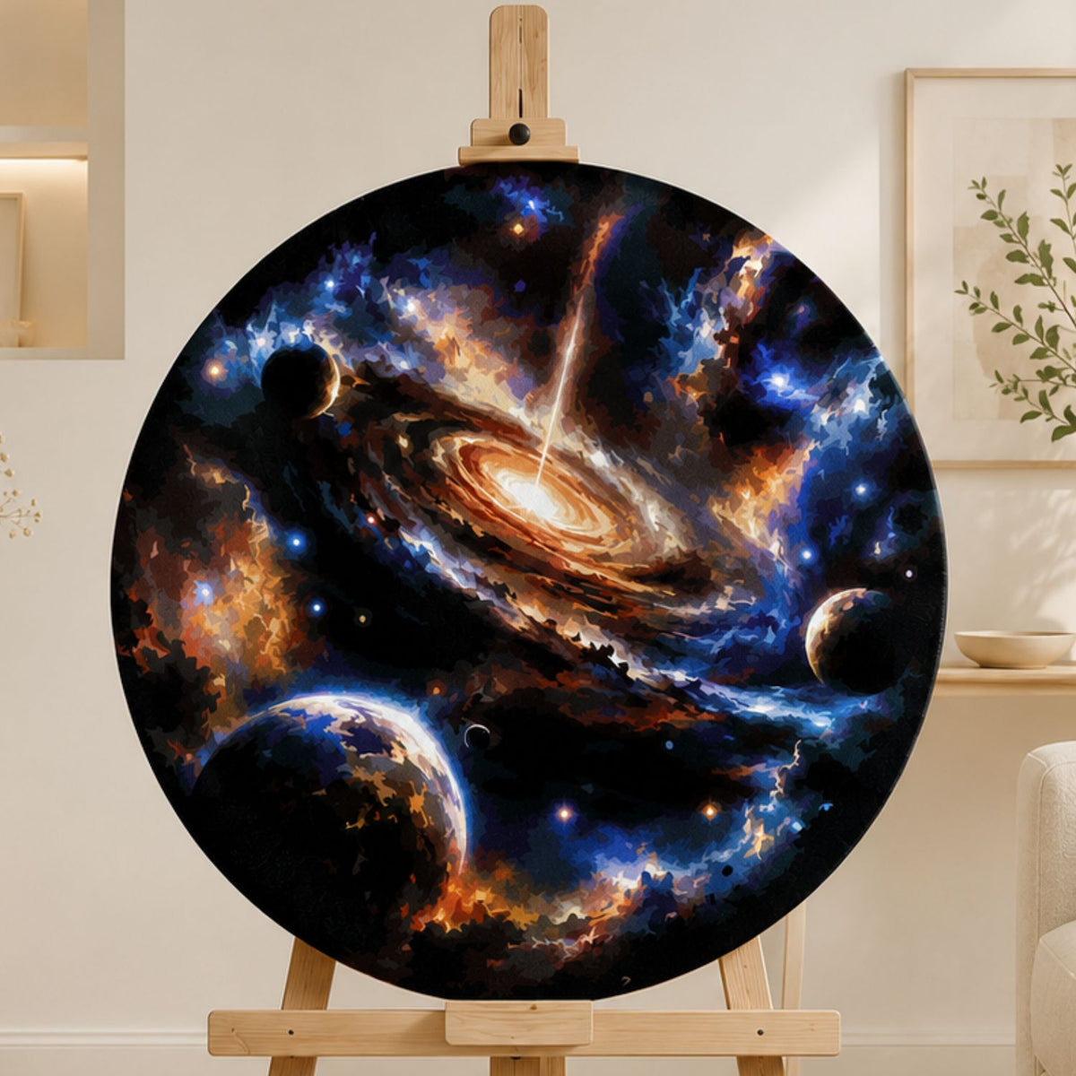 Rundes Malen nach Zahlen – im Herzen des Universums